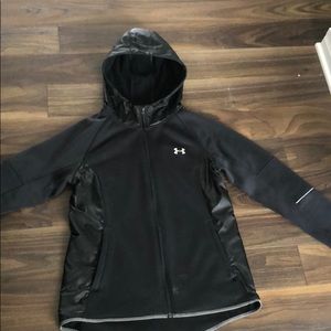 Black under armour jacket.